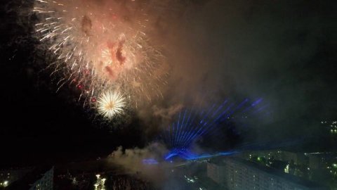 Лазерное шоу Skyfire — видео выступления