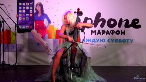 Электровиолончелистка Софи — видео выступления
